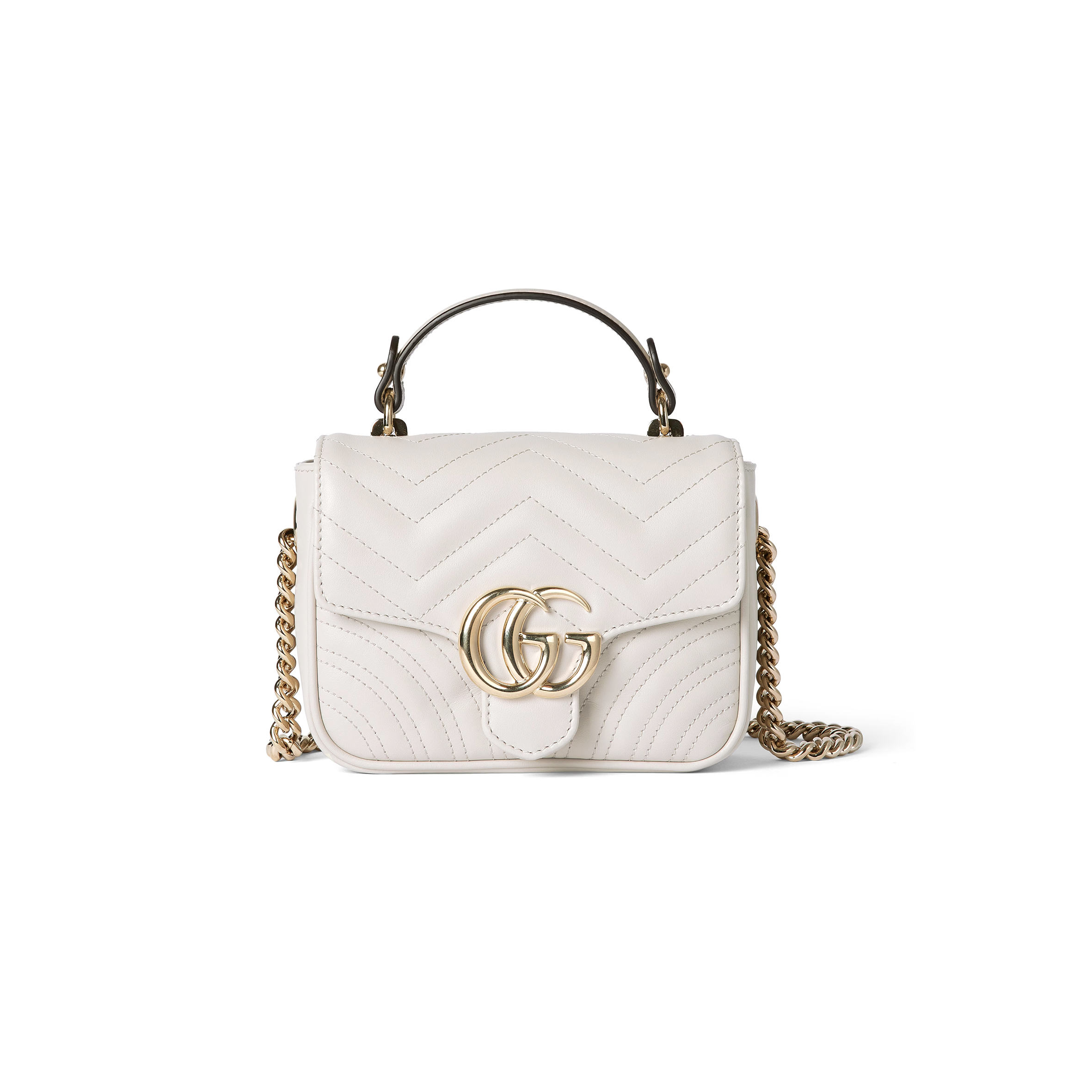 GUCCI GG MARMONT MINI TOP HANDLE BAG 811238 (17*13*6cm)